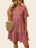 Women's Loose Casual Short Sleeve Elegant Dress