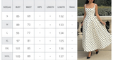 Women Sexy Loose Polka Dot Suspender Dress