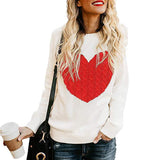 Women's Knitted Sweater Love Fashion Pullover