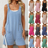 Summer Casual Fashion Knitted Jumpsuit Women
