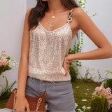 Sexy Top Sequin Camisole Women
