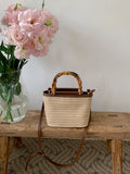 Women Messenger Bag Woven Small Bag Bucket Bag