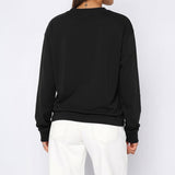 Women's Casual Solid Color Loose Crew Neck Long Sleeve Top