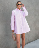Women's Loose Lapel Single-breasted Medium and Long Blouse