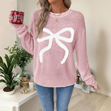 Long Sleeve Crew Neck Valentine's Day Sweater
