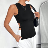 Womens Summer Sleeveless Sexy Back Tank Top