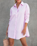 Women's Loose Lapel Single-breasted Medium and Long Blouse
