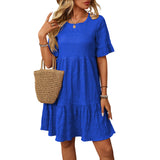 Women's Loose Casual Short Sleeve Elegant Dress