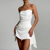 Women Fashion Sexy Tube Top Halter Dress