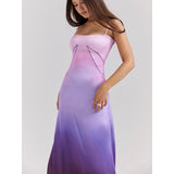 Women Satin Spaghetti Strap Maxi Dress Square Neck Corset Lace Up Back Formal Evening Gown Wedding Guest Prom Party Long Dre. sss