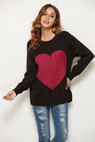 Women's Knitted Sweater Love Fashion Pullover