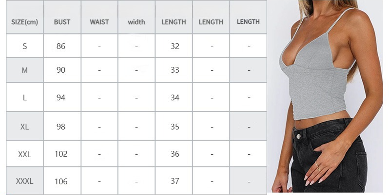 Women's YK2 Solid Color Low Neck Sling Vest