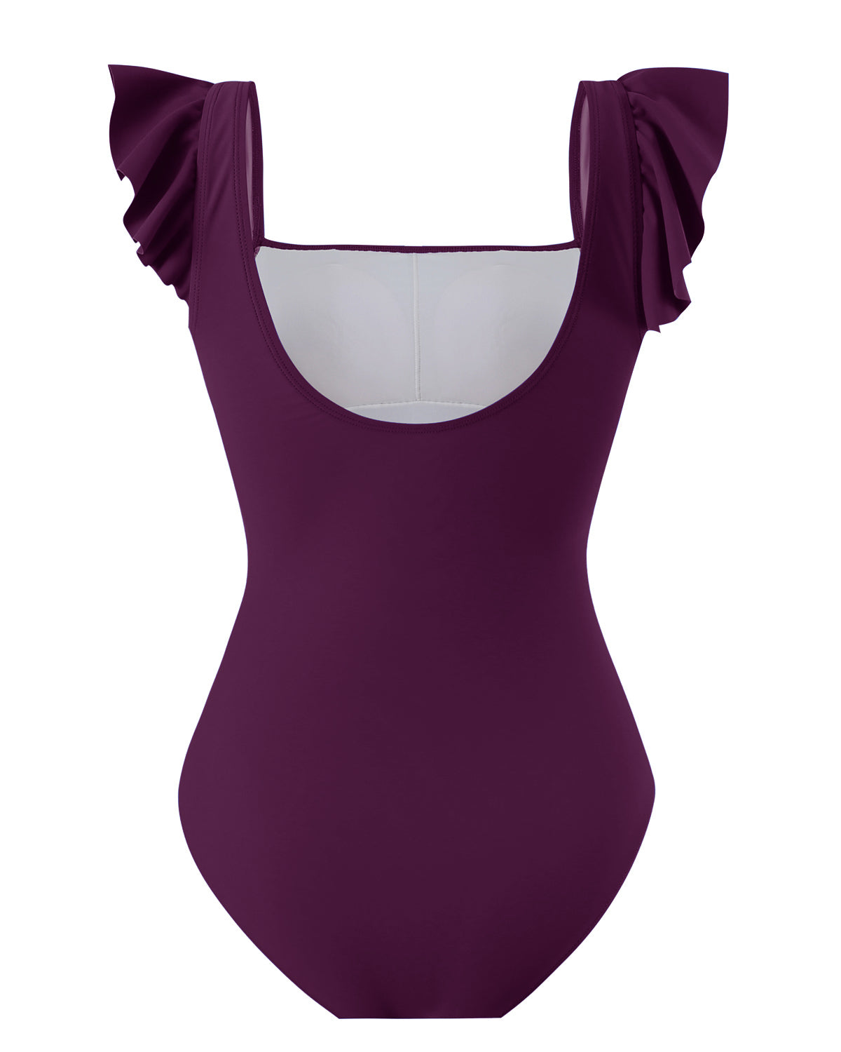 Swimsuit Sexy Removable Cup Ruffle One-Piece Swimsuit