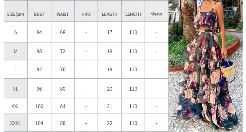 Elegant and Slim Ruffle Edge Cake Skirt Set