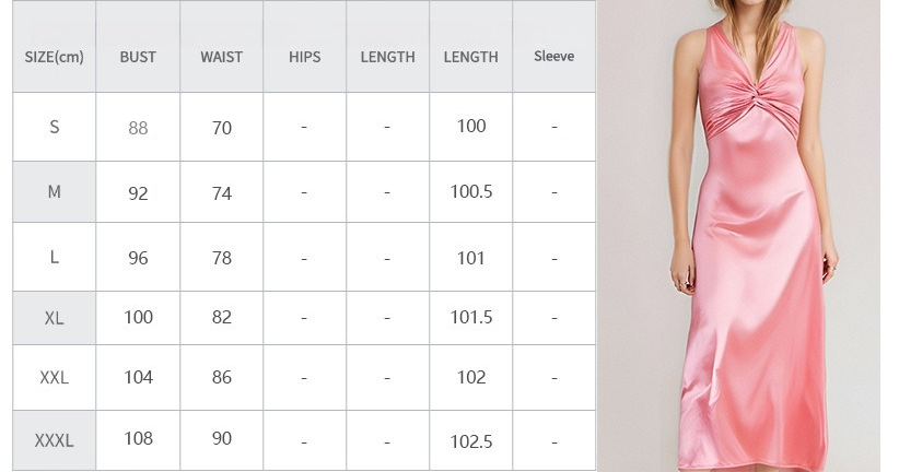 Sexy V-neck Pleated Slim-fit Dress Long Dress
