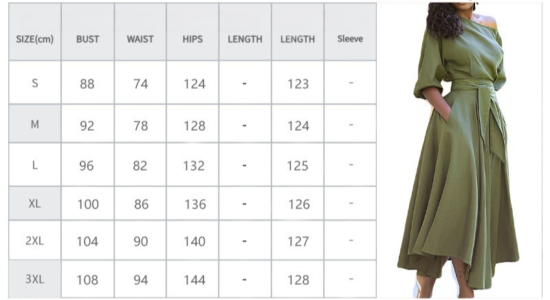 Solid Color Slanted Shoulder Strap Waist Dress