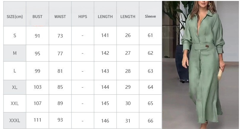 Elegant Solid Color Strap Waist Dress Long Dress