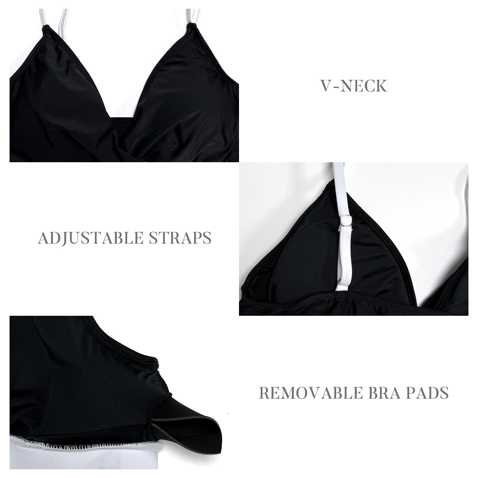 Colorblock Matching Split Bikini Swimsuit Women