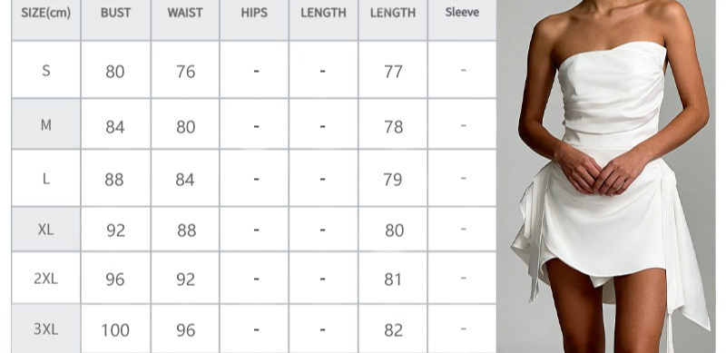 Women Fashion Sexy Tube Top Halter Dress