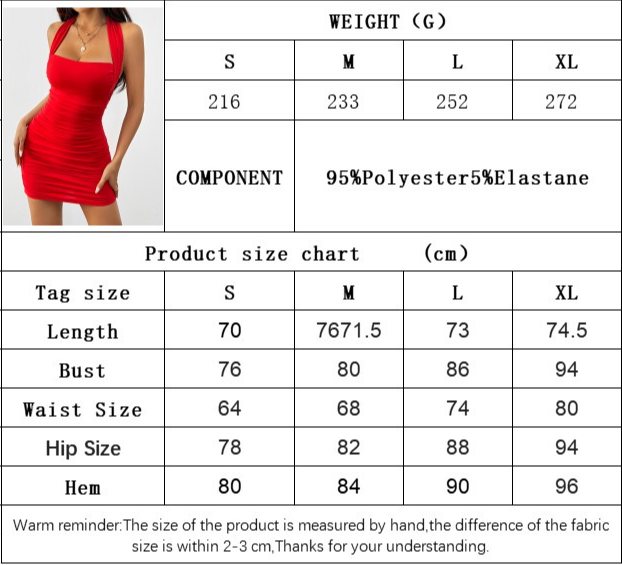 Women Neck Strap Backless Dress