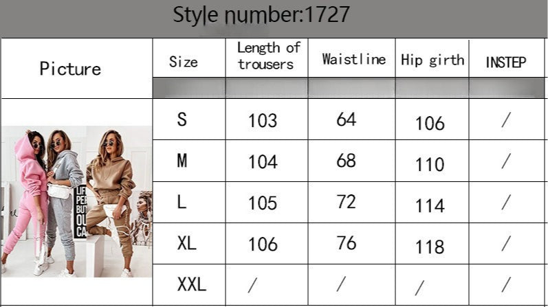 Womens Hooded Women's Fashion Sweater Set