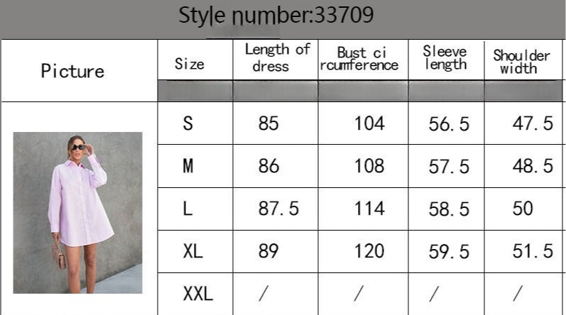 Women's Loose Lapel Single-breasted Medium and Long Blouse