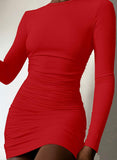 Women's Summer Ribbed Tank Dress Scoop Neck Slim Fit Sleeveless Bodycon Mini Dresses