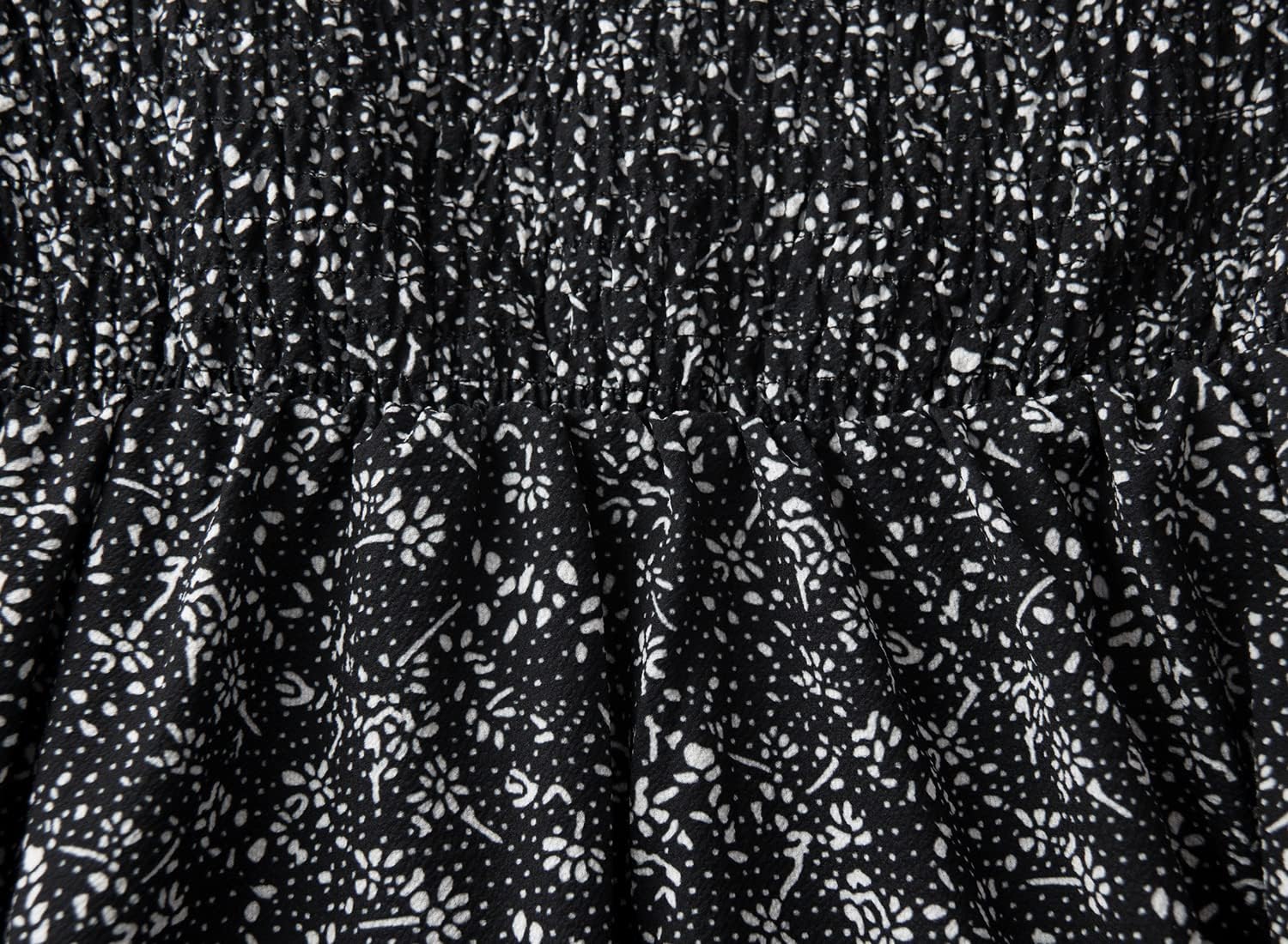 Women's Dress Summer Floral Long Sleeve Off Shoulder Casual Mini Dresses