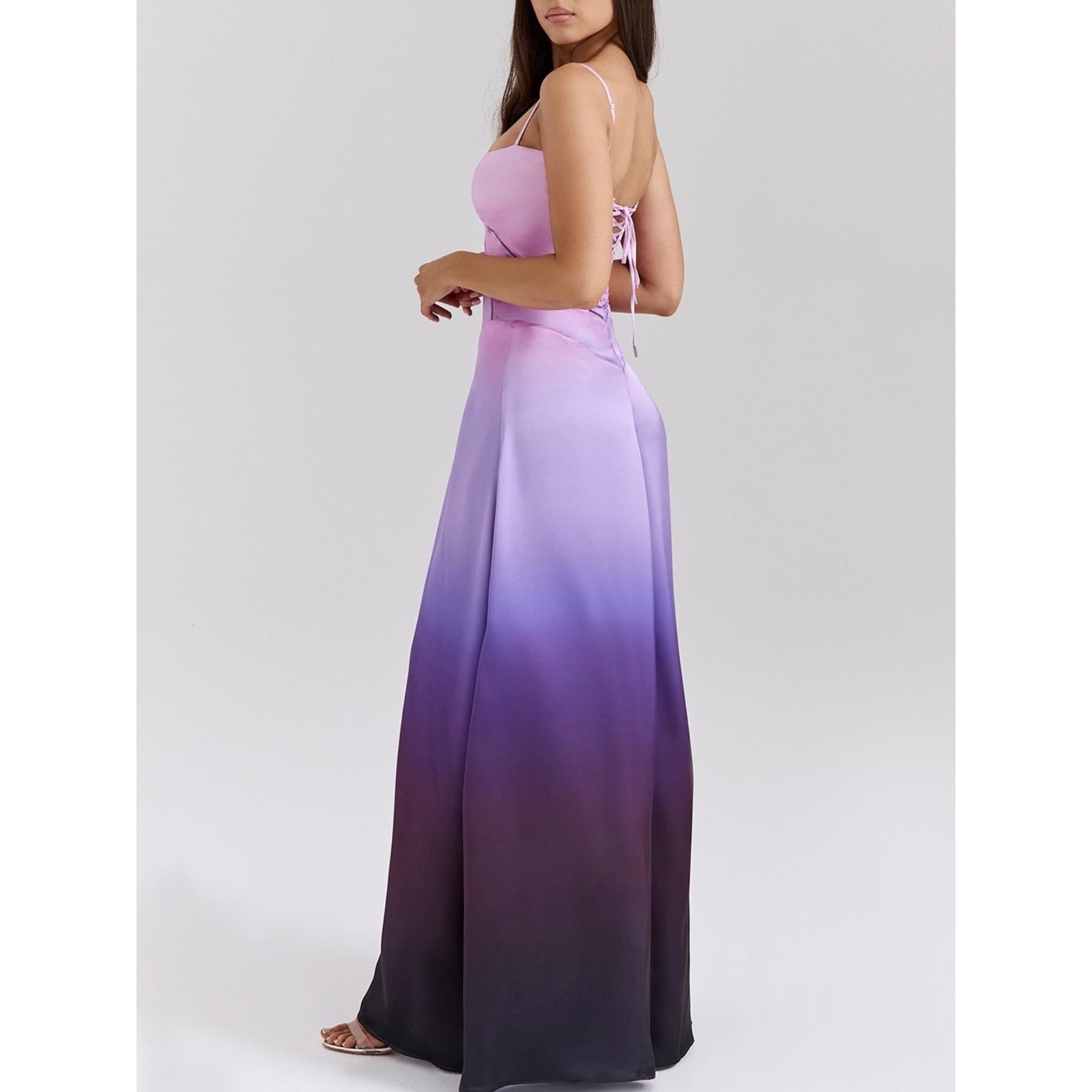 Women Satin Spaghetti Strap Maxi Dress Square Neck Corset Lace Up Back Formal Evening Gown Wedding Guest Prom Party Long Dre. sss