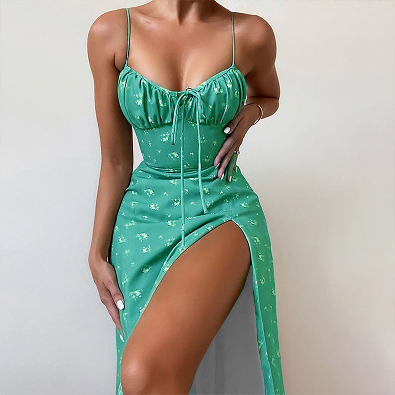 Women Sexy High Waist Sleeveless Dress