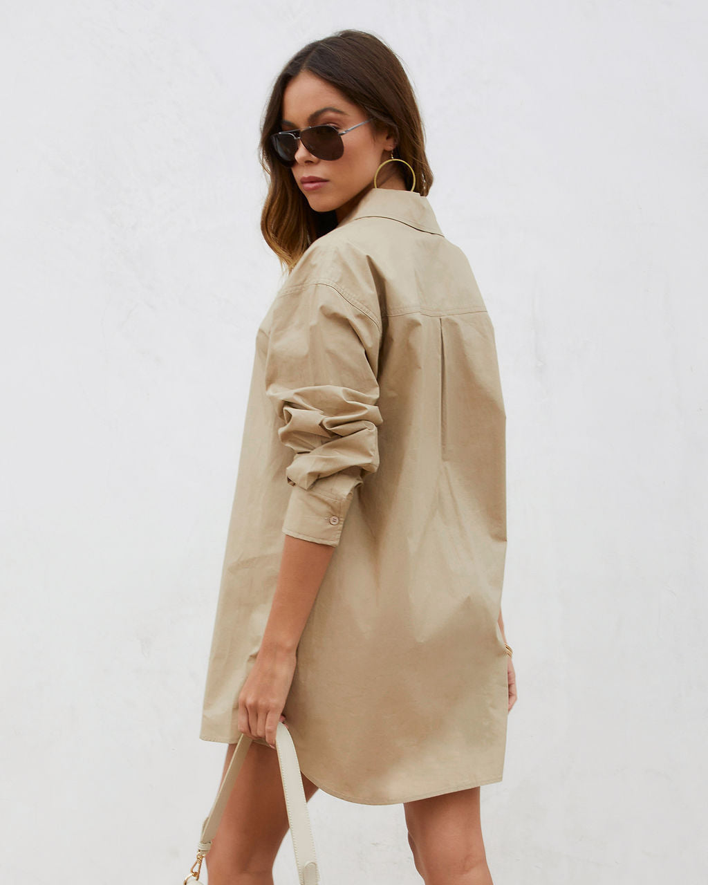 Women's Loose Lapel Single-breasted Medium and Long Blouse