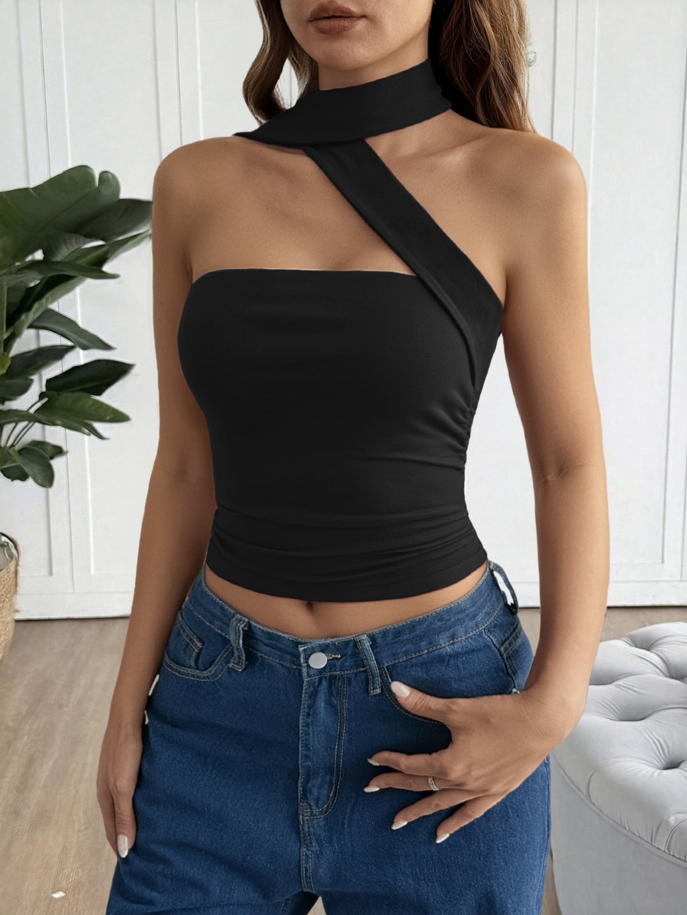 Women Tube Tank Top Sleeveless