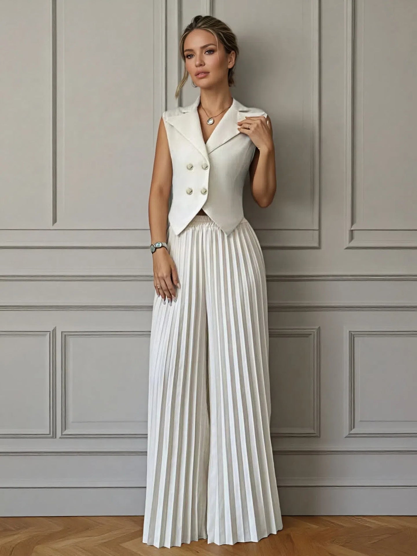 Vest Pants Two-piece Trousers Suit Women