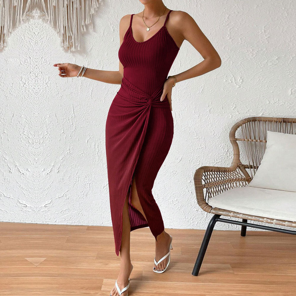 Women's Split Sexy Strap Dress