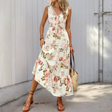 Summer Women's Printed Sleeveless Dress