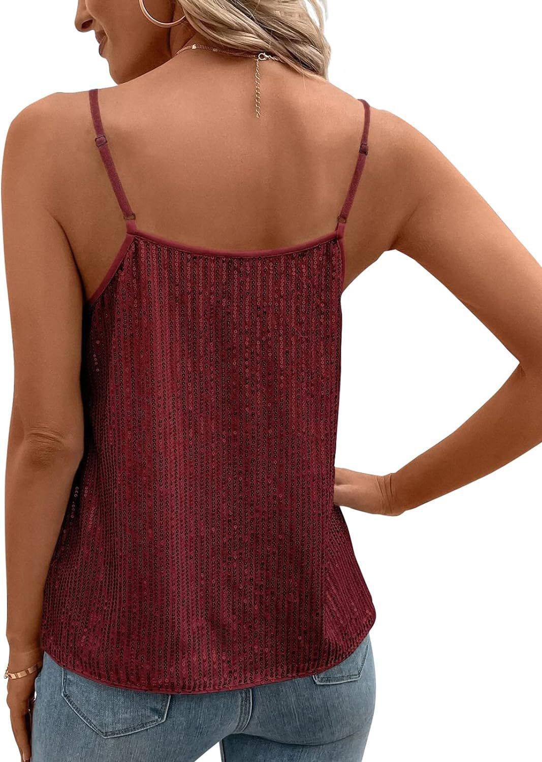 Sexy Top Sequin Camisole Women
