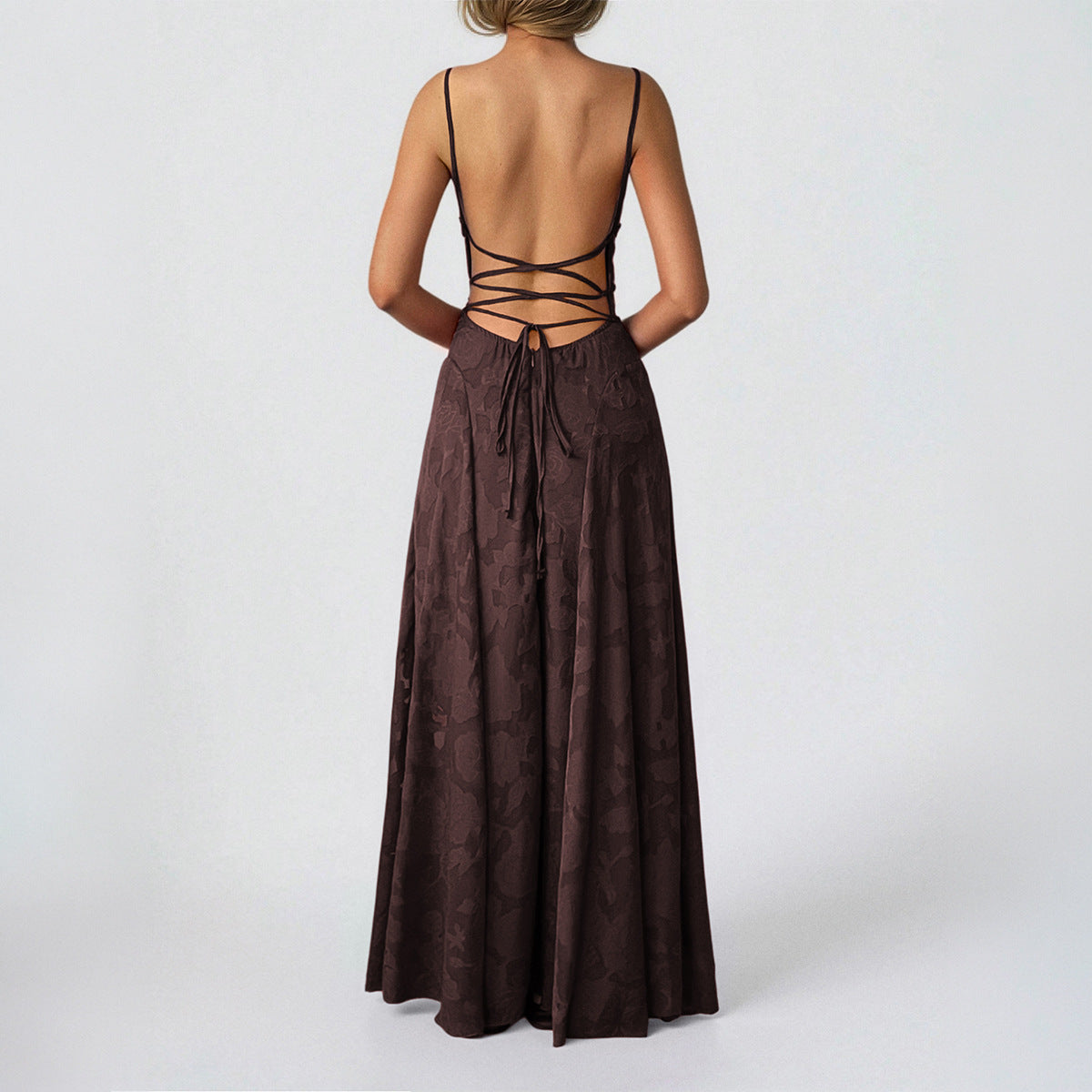 Women Elegant Temperament A-Length Skirt Dress