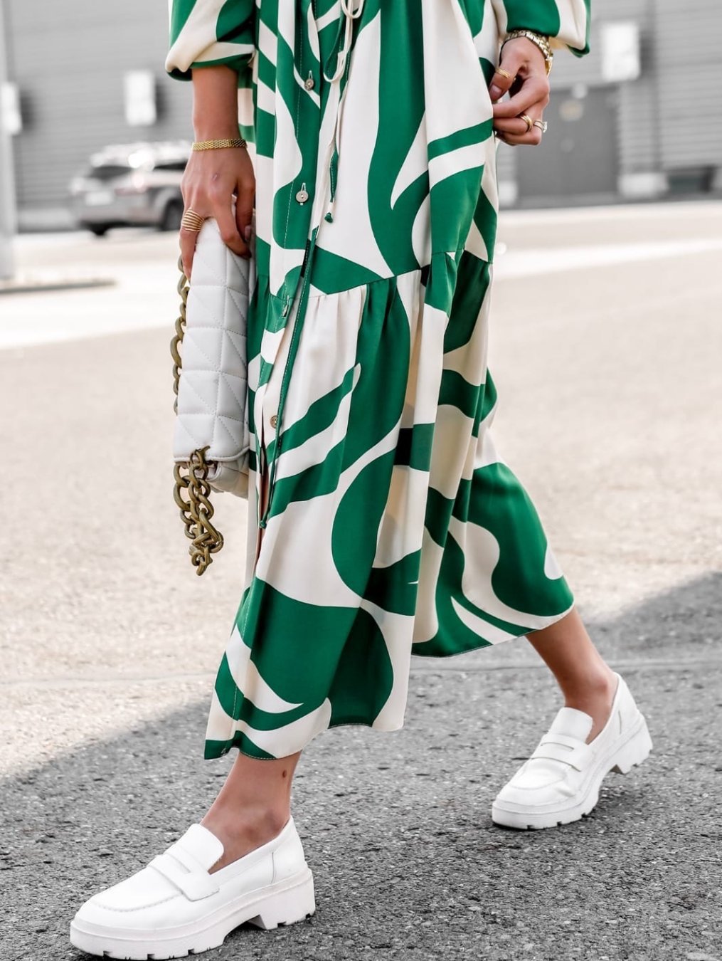 Womens Loose Single-Breasted Long Sleeve Long Dress Dress