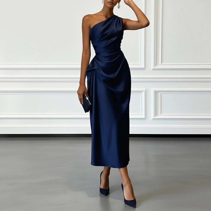 Women Sexy Elegant Off-Shoulder Evening Dress