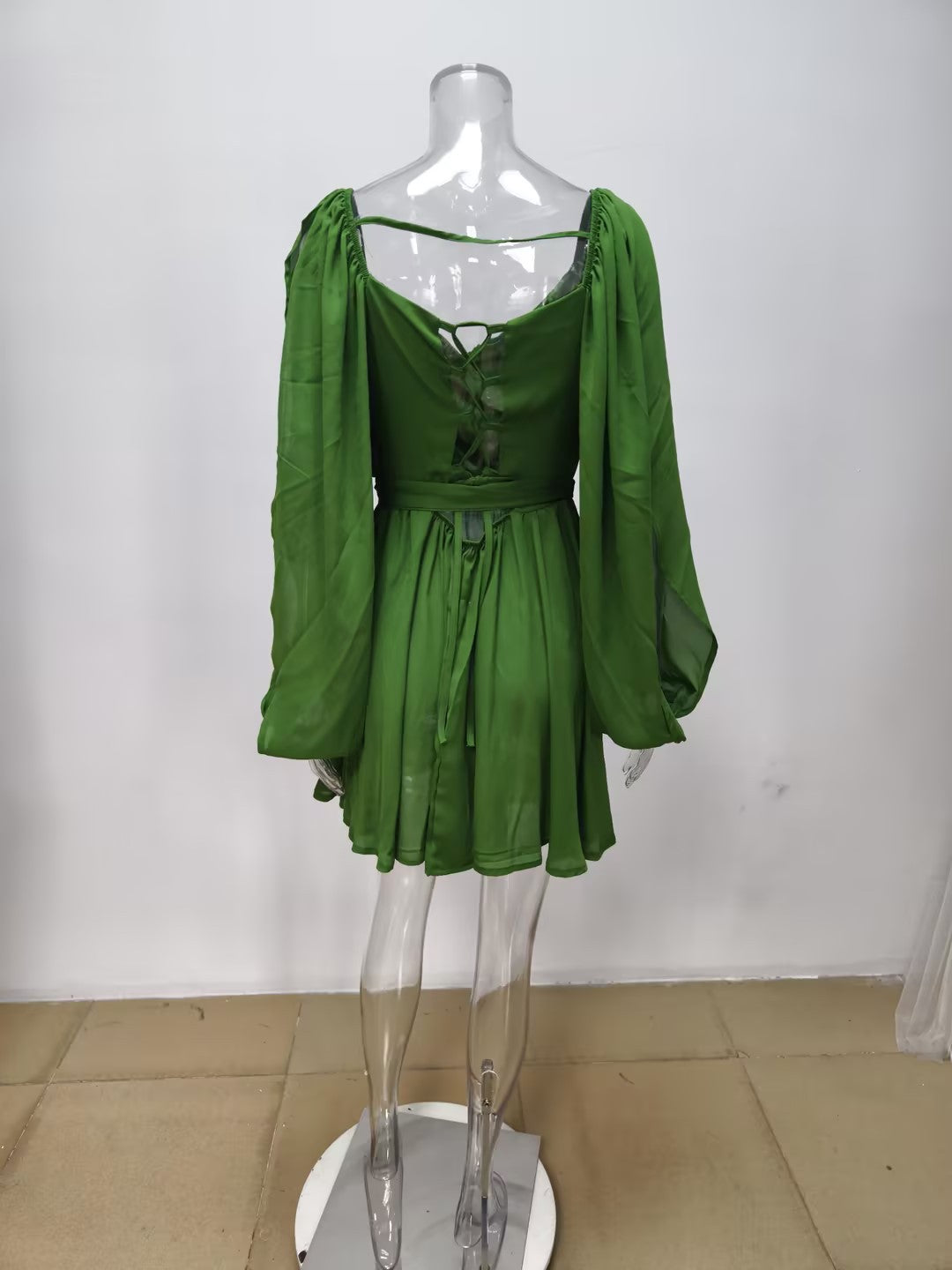 Women's Sexy Solid Color Off-the-shoulder Dress