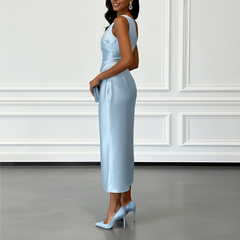 Women Sexy Elegant Off-Shoulder Evening Dress