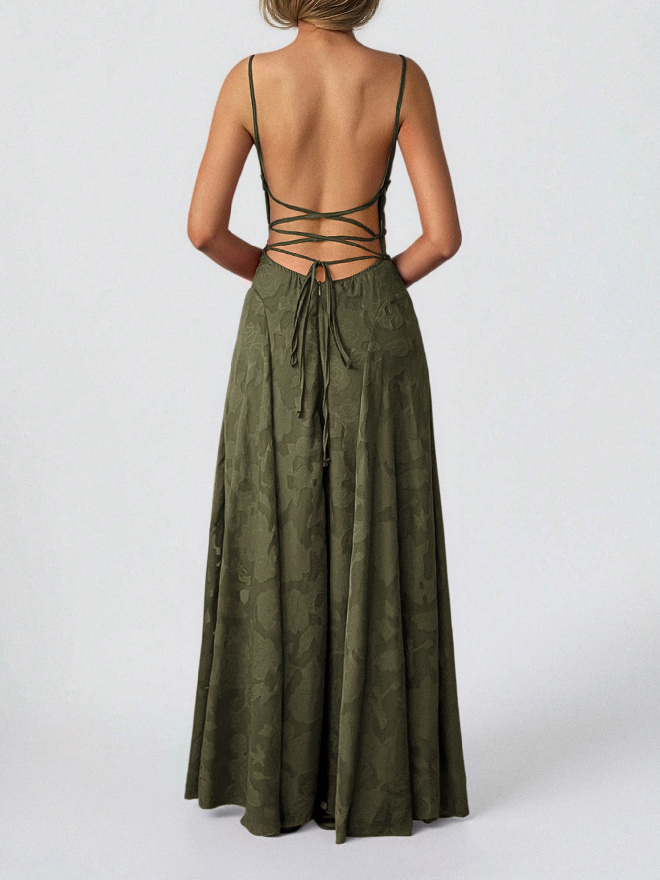 Women Elegant Temperament A-Length Skirt Dress