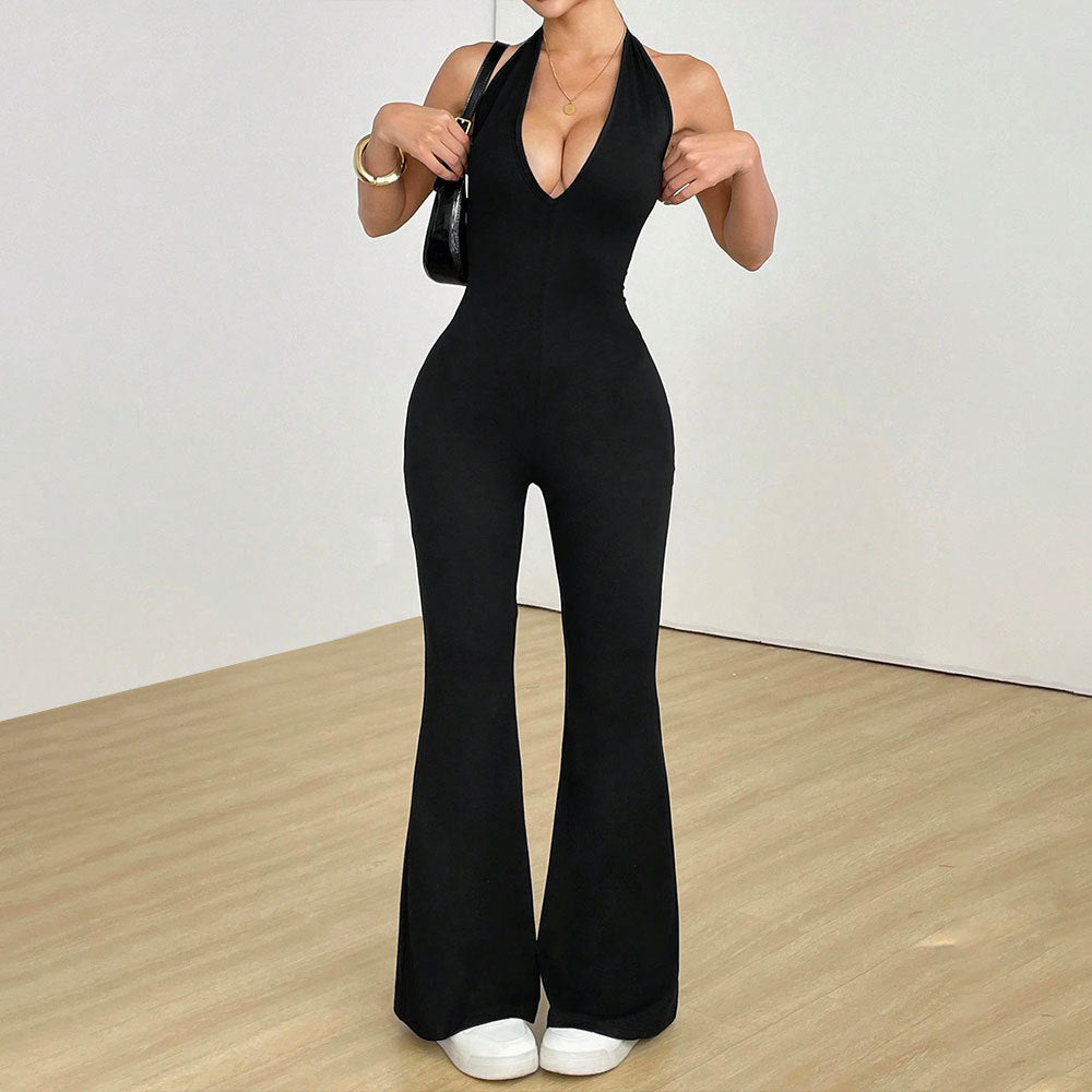 Women's Bodysuit Summer Sports Fitness Jumpsuit