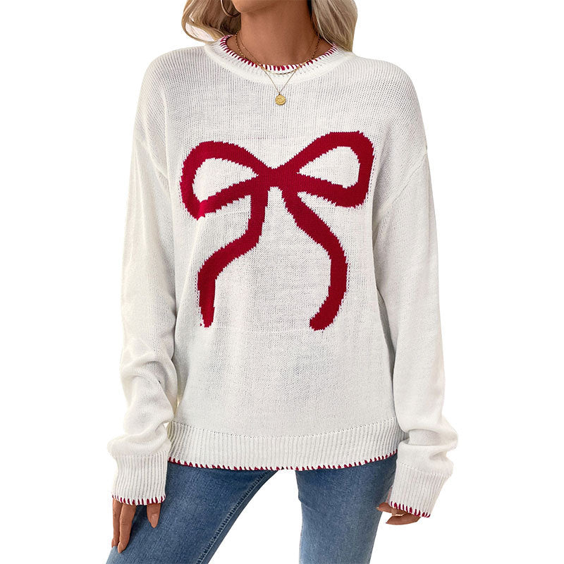 Long Sleeve Crew Neck Valentine's Day Sweater