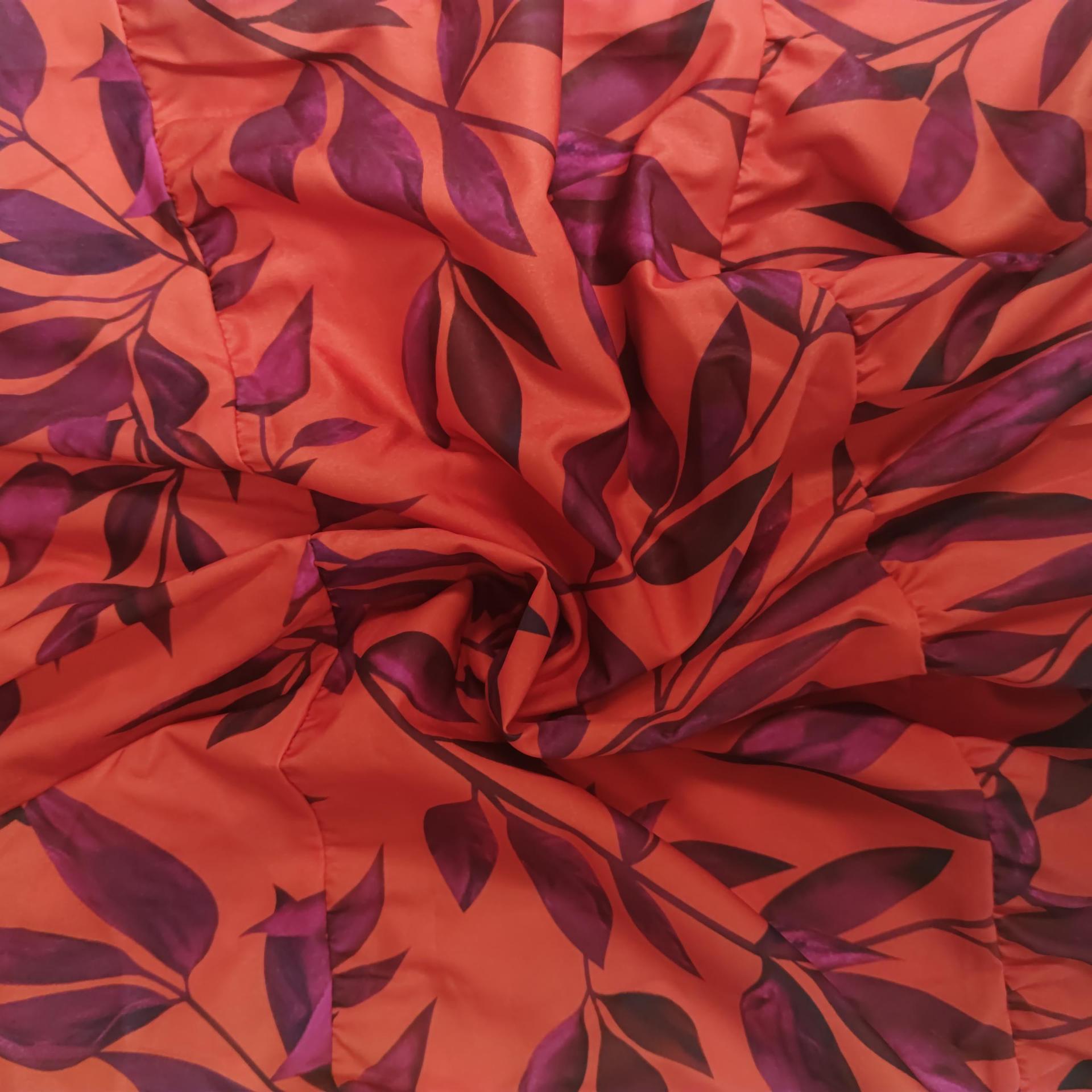Womens Lotus Leaf Sleeve Print Long Dress