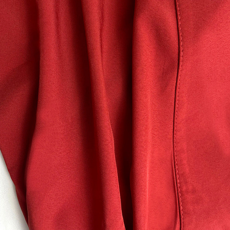 Women's Casual Style V-neck Printed Trousers Set