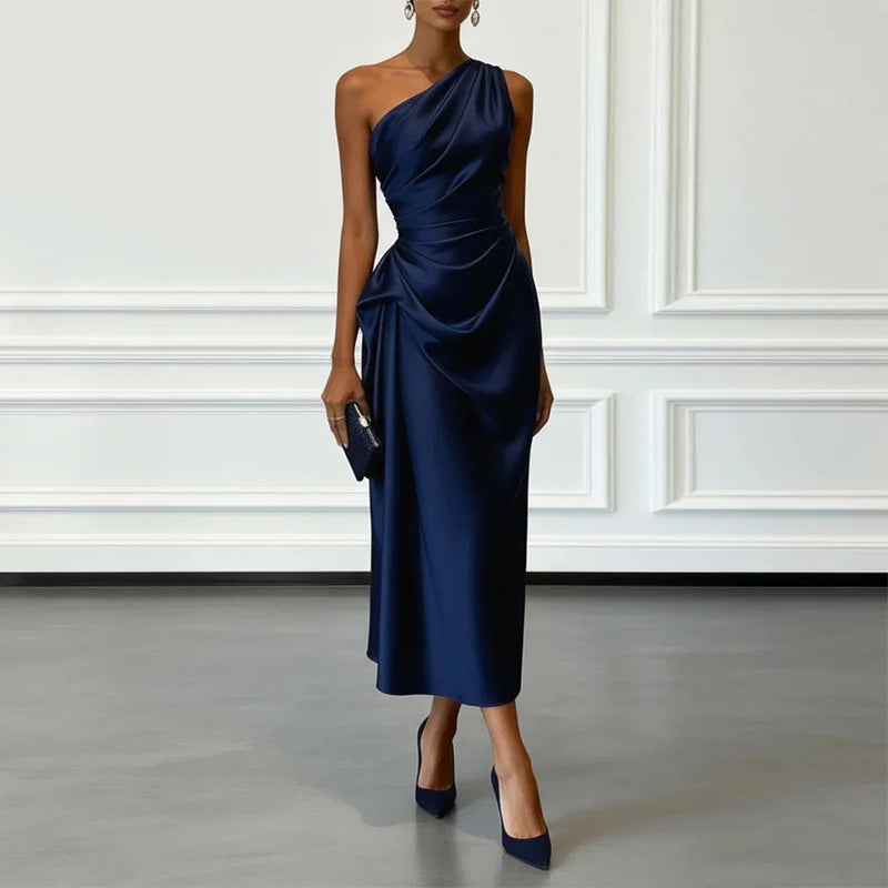 Women Sexy Elegant Off-Shoulder Evening Dress