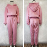 Womens Hooded Women's Fashion Sweater Set