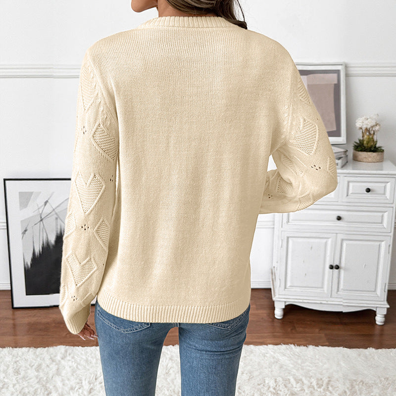 Valentine's Day Top Love Pullover Sweater Women