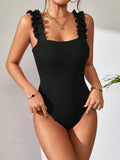 Women's Knitted Vest Top Sleeveless Bodysuits